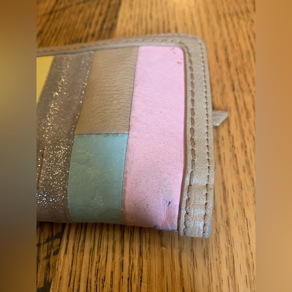 The sak patchwork pastel wallet leather grunge - Picture 3 of 9